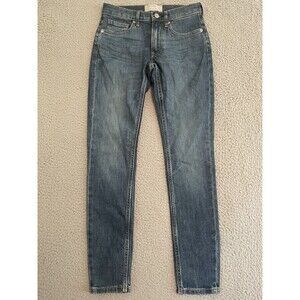 Everlane Skinny Jeans Womens 24 Ankle High Rise Medium Wash Stretchy Denim Blue